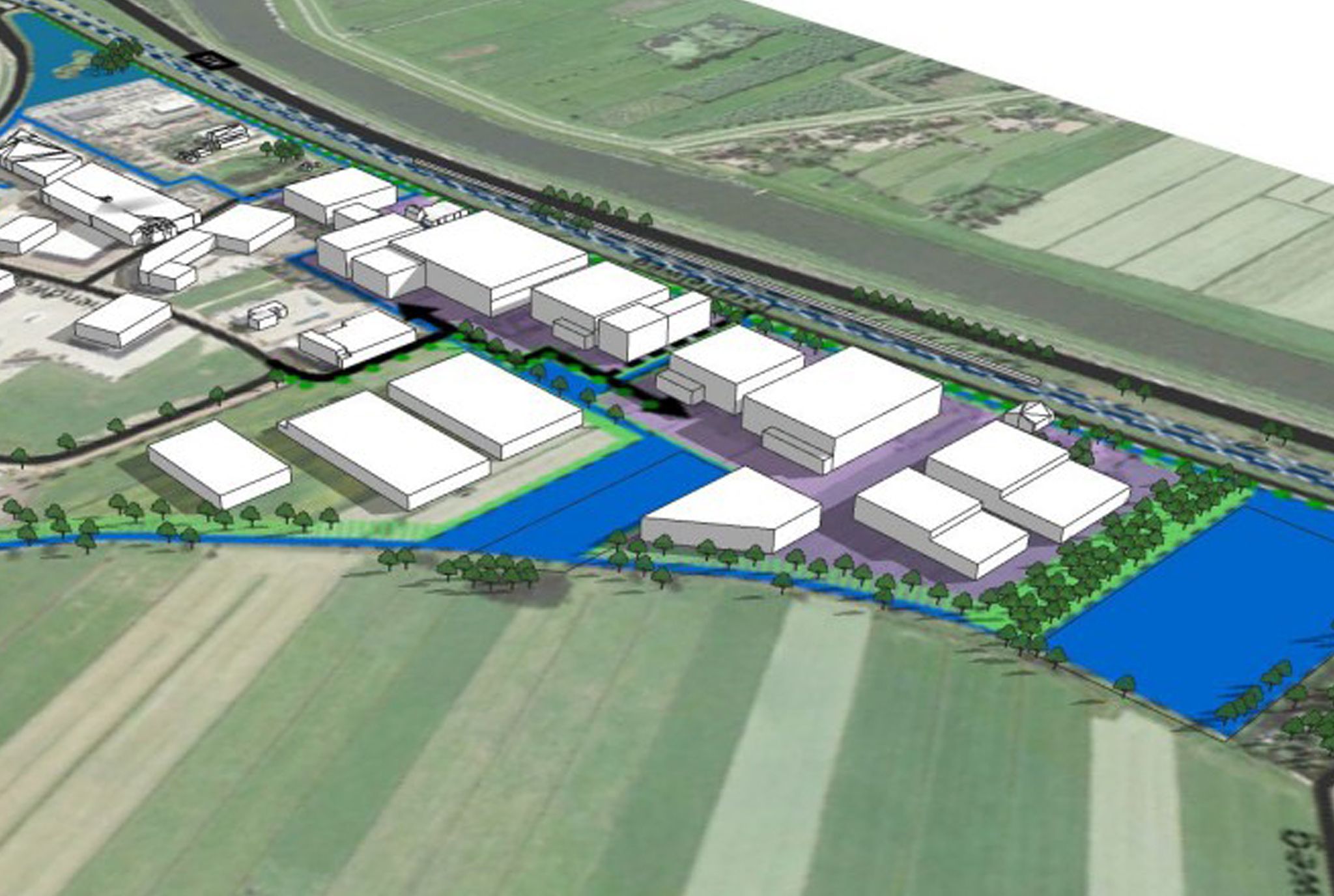 Indicatieve invulling te zien op basis van het bestemmingsplan Indicatieve invulling te zien op basis van het bestemmingsplan