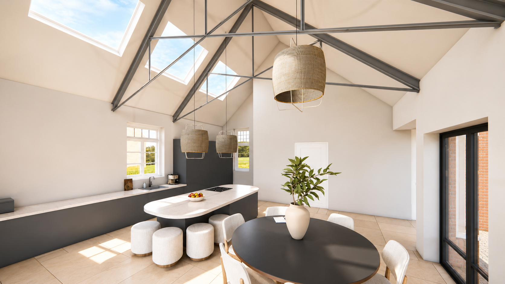 Ruimtelijke aanbouw met woonkeuken voor jaren ’30 woning in Brabant