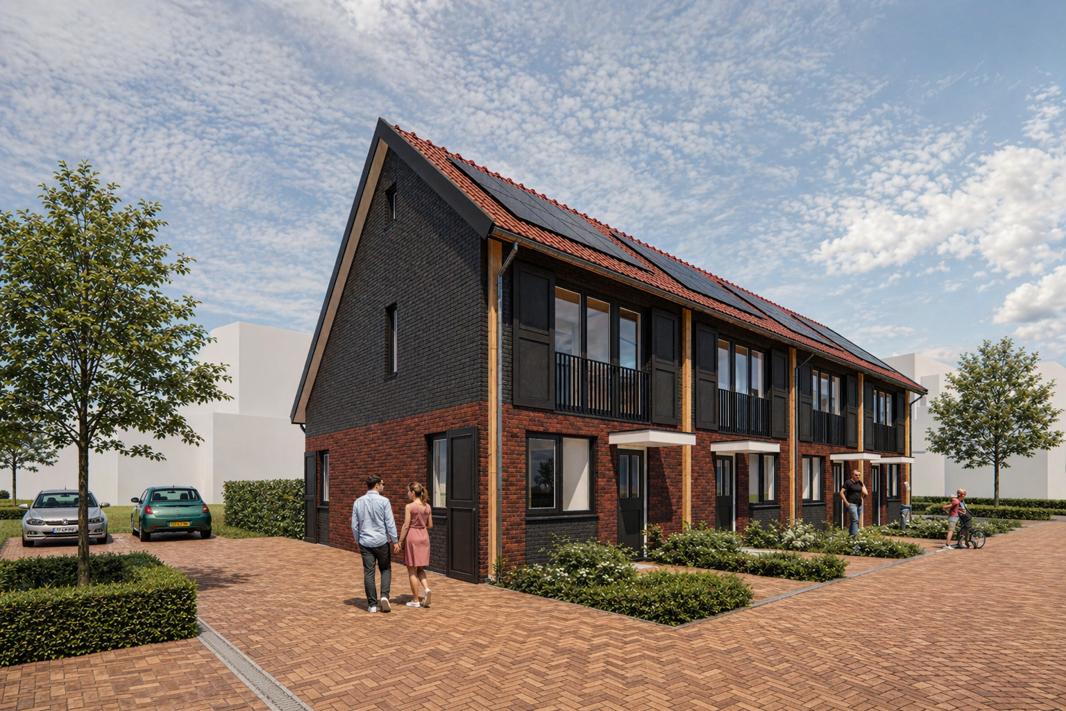 Belskensgraaf rijwoningen op voormalig boerenerf