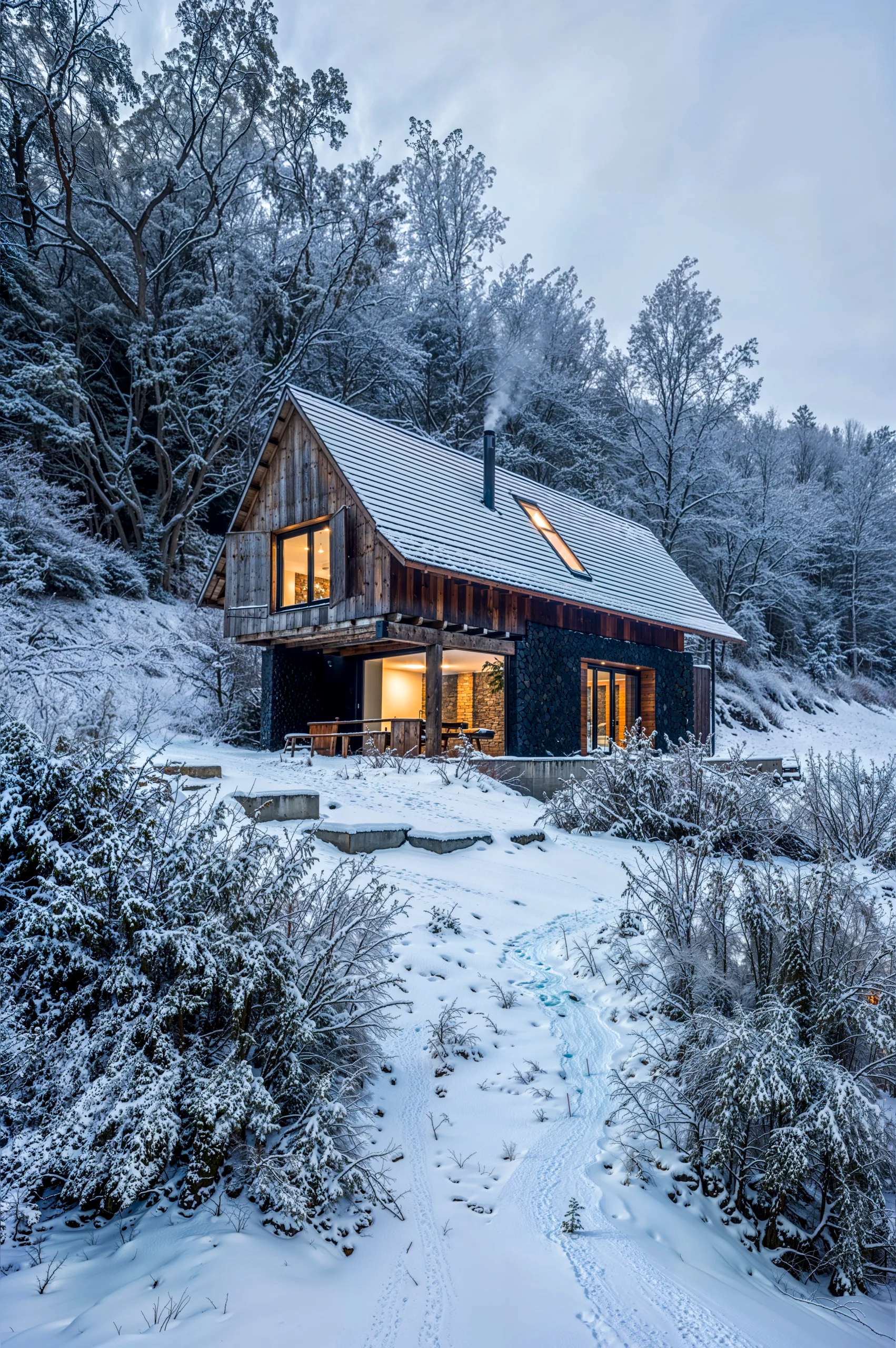 transformatie berghut naar vakantiewoning ontwerp bikker architecten