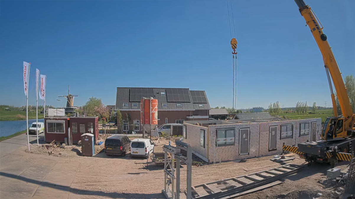 De bouw is live te volgen!