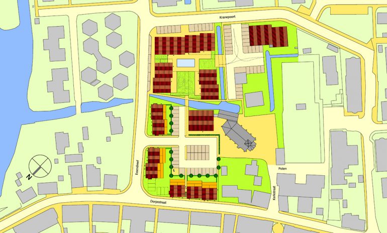 Situatie centrumplan Gouderak