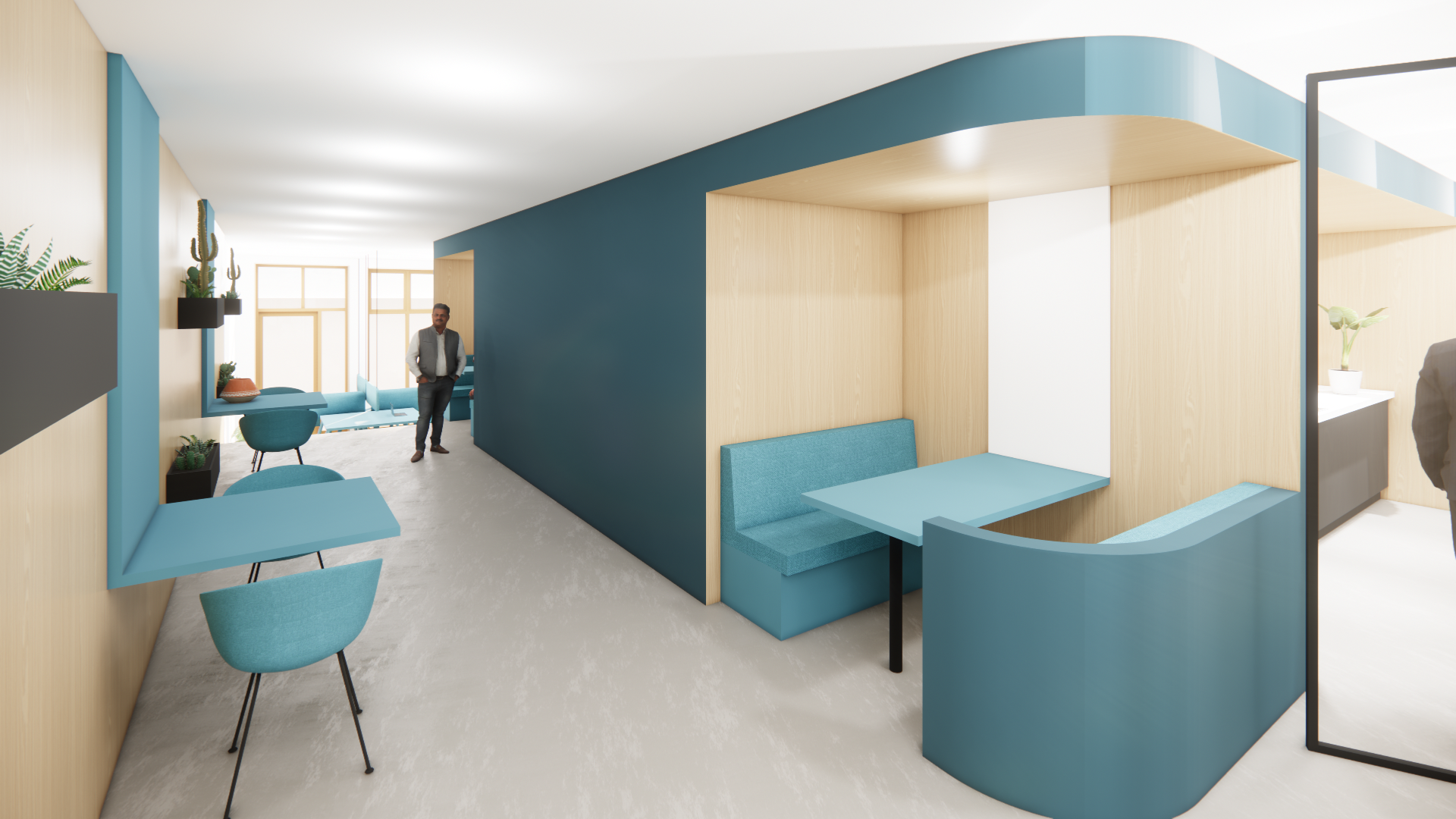 Modern interieurontwerp voor ingenieursbureau in Delft