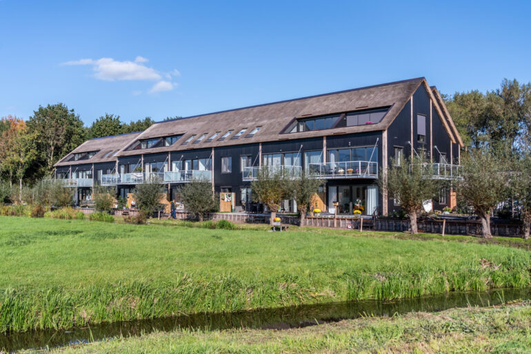 Landelijke architectuur appartementen nieuw lekkerland