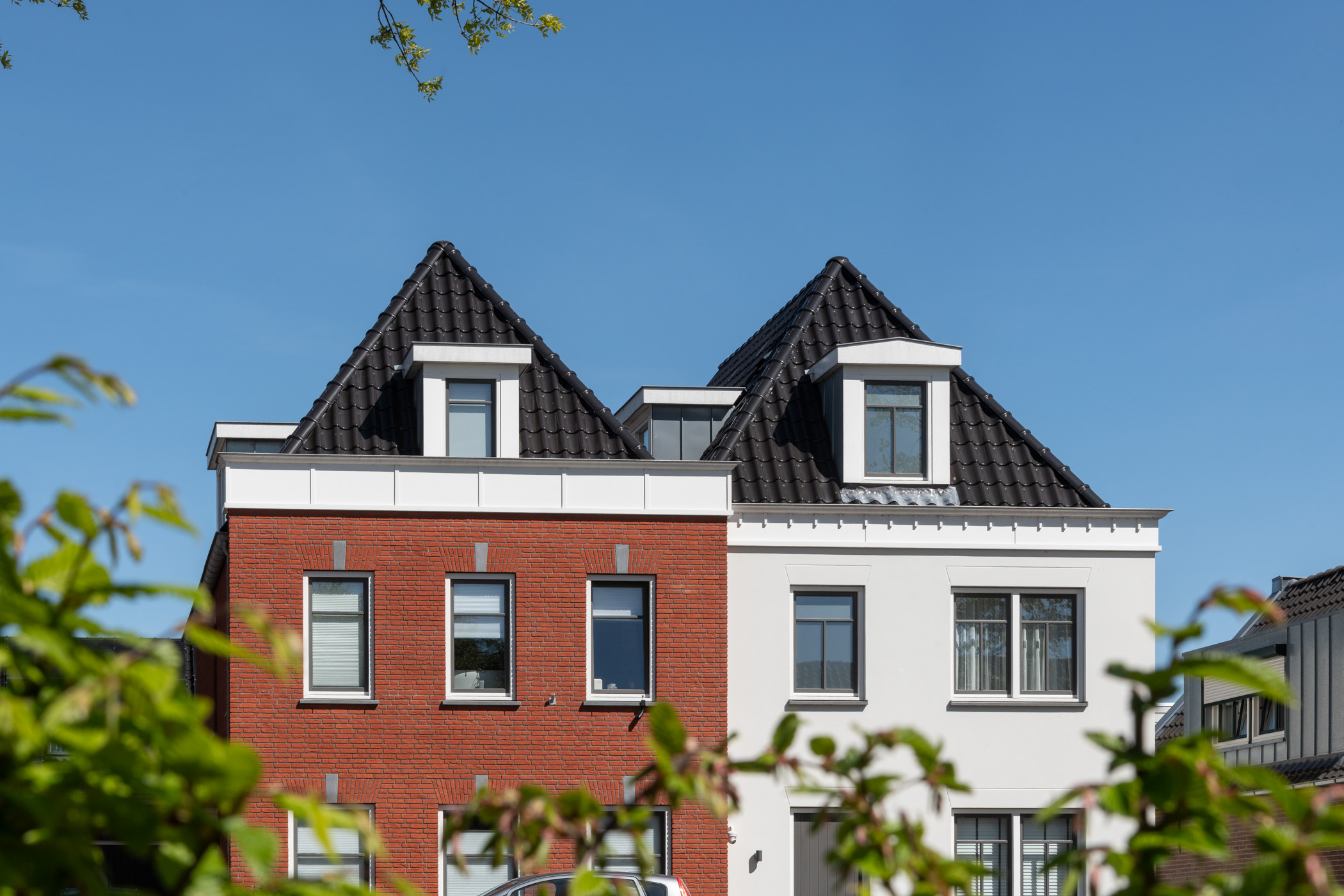 Geveldetails woningen terrein Meelfabriek