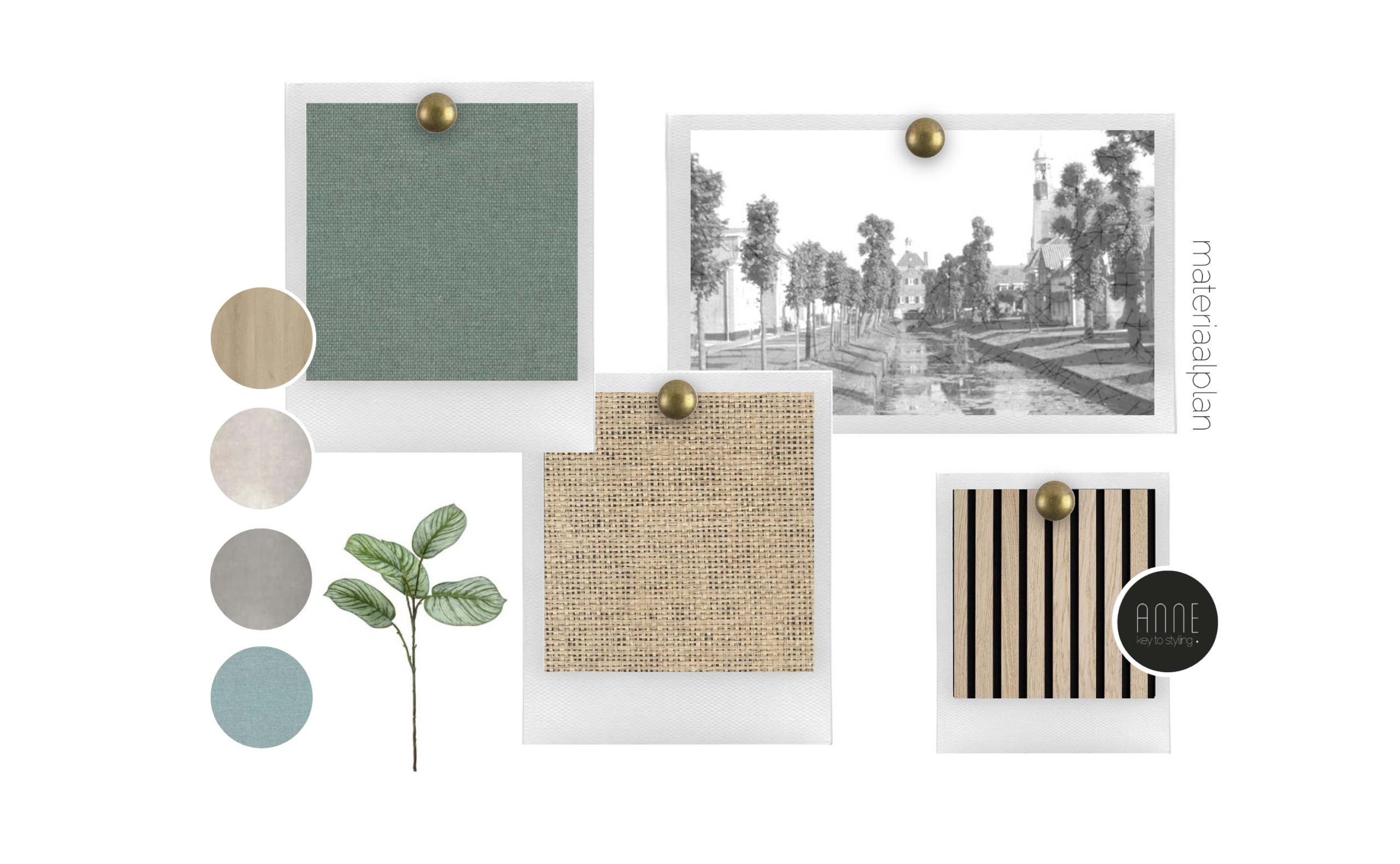 Eén van de moodboards voor stijlonderzoek.