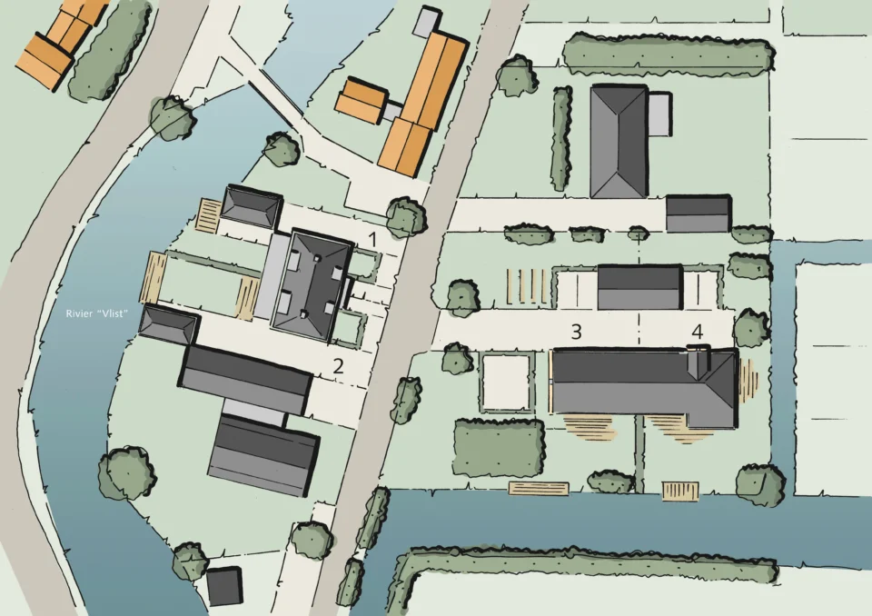 Situatietekening Vlist