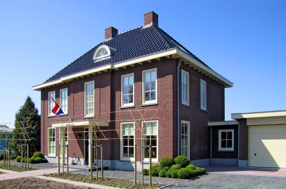 Resultaat na het bouwen van dit herenhuis Herenhuis architect Bikker