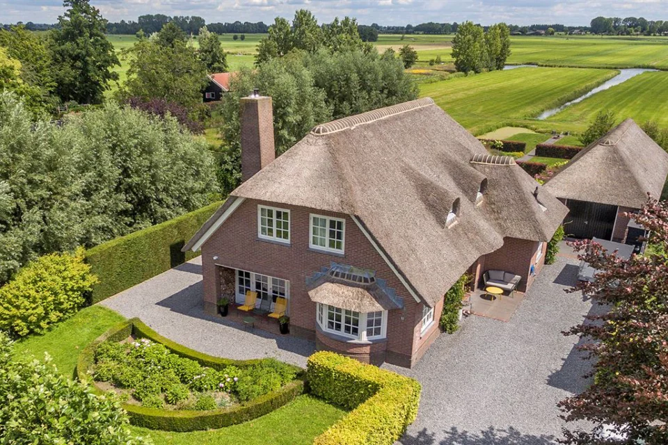 Landelijk huis - situatie op perceel