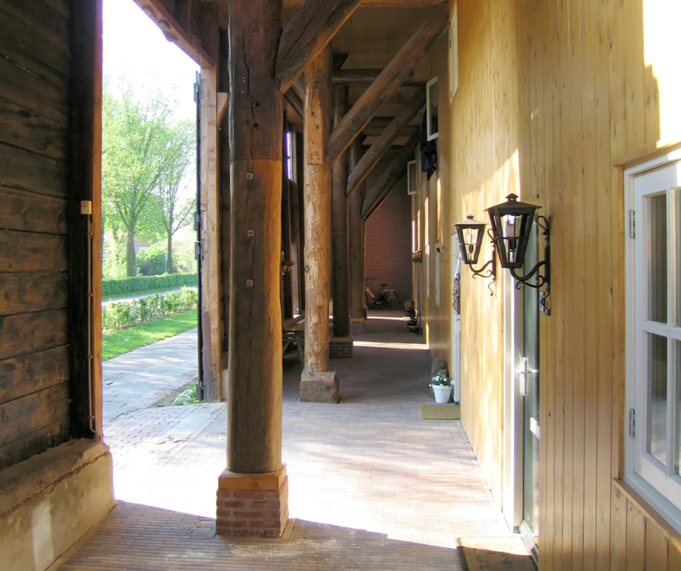 Renovatie boerderij Almkerk - inpandige straat Renovatie boerderij Almkerk - inpandige straat