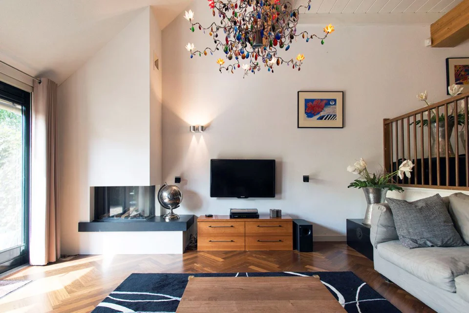Interieur na renovatie van de boerderij Interieur na renovatie van de boerderij