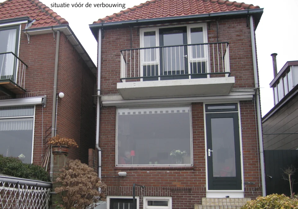 Situatie vóór de verbouwing