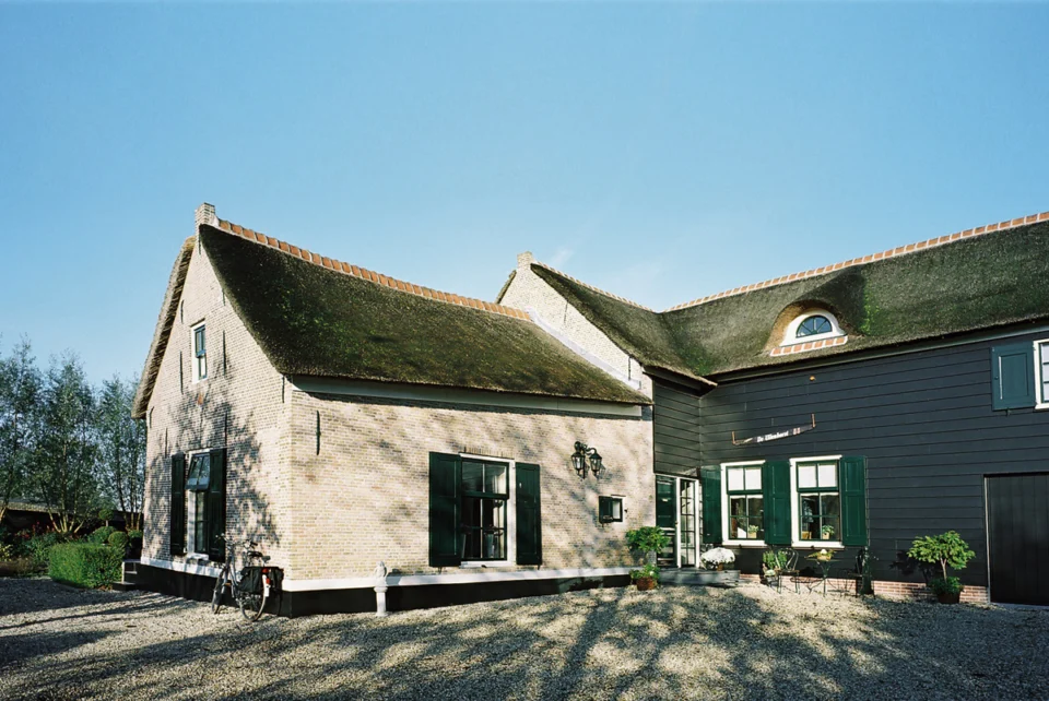 Restauratie boerderij Voorzijde boerderij na restauratie