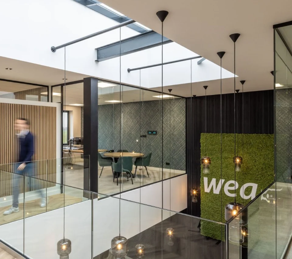 Resultaat van het kantoor van WEA na oplevering - foto via Jaleco Resultaat van het kantoor van WEA na oplevering - foto via Jaleco
