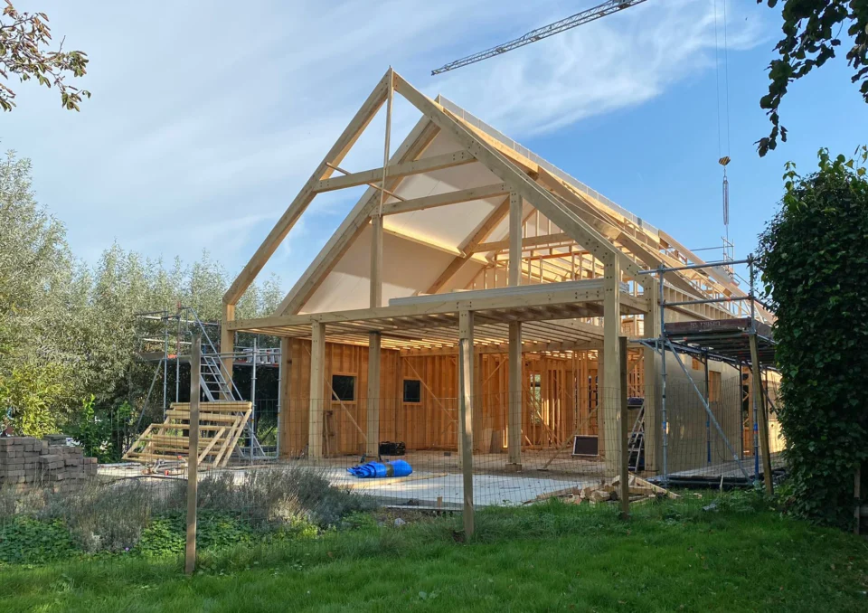 woning houtbouw hsb houtskelet nieuwbouw nieuwland bikker architect woning houtbouw hsb houtskelet nieuwbouw nieuwland bikker architect