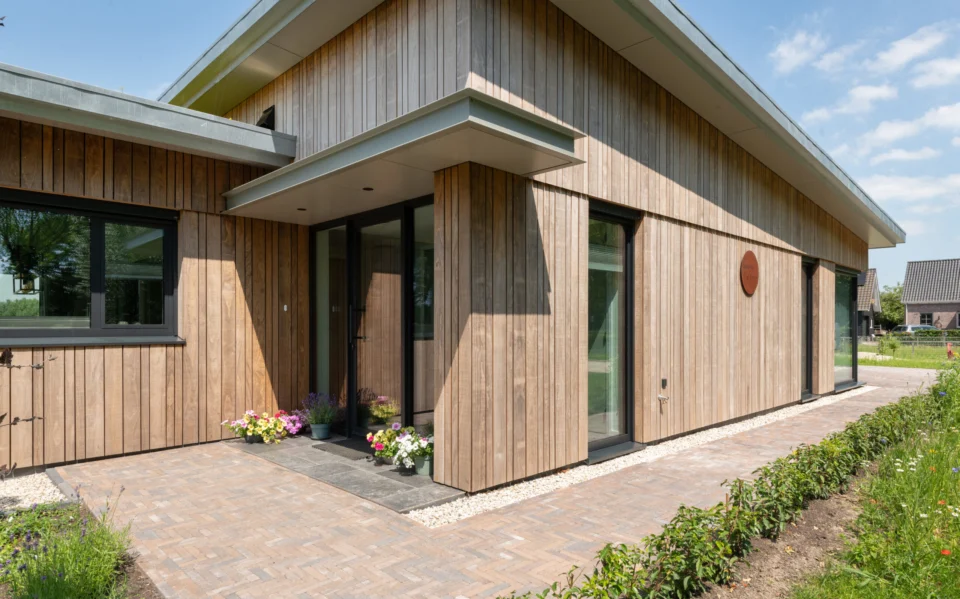 Woning in houtbouw