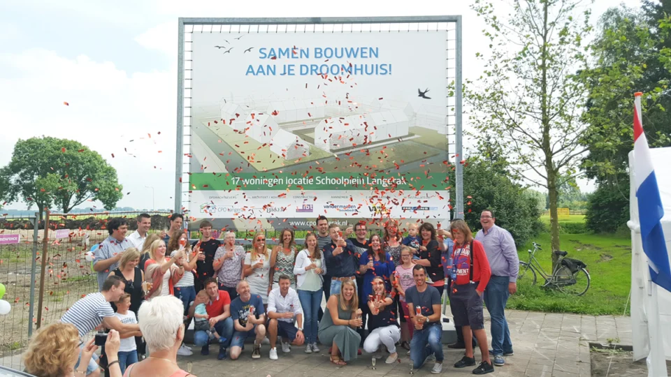 Eerste paal CPO Langerak Eerste paal CPO Langerak