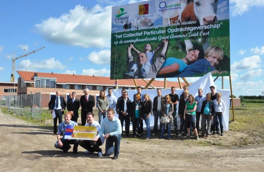 CPO subsidie in ontvangst nemen door de initiatiefgroep CPO subsidie in ontvangst nemen door de initiatiefgroep