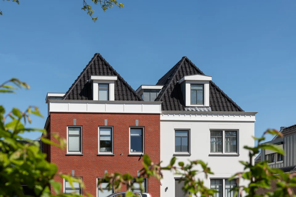 Geveldetails woningen terrein Meelfabriek