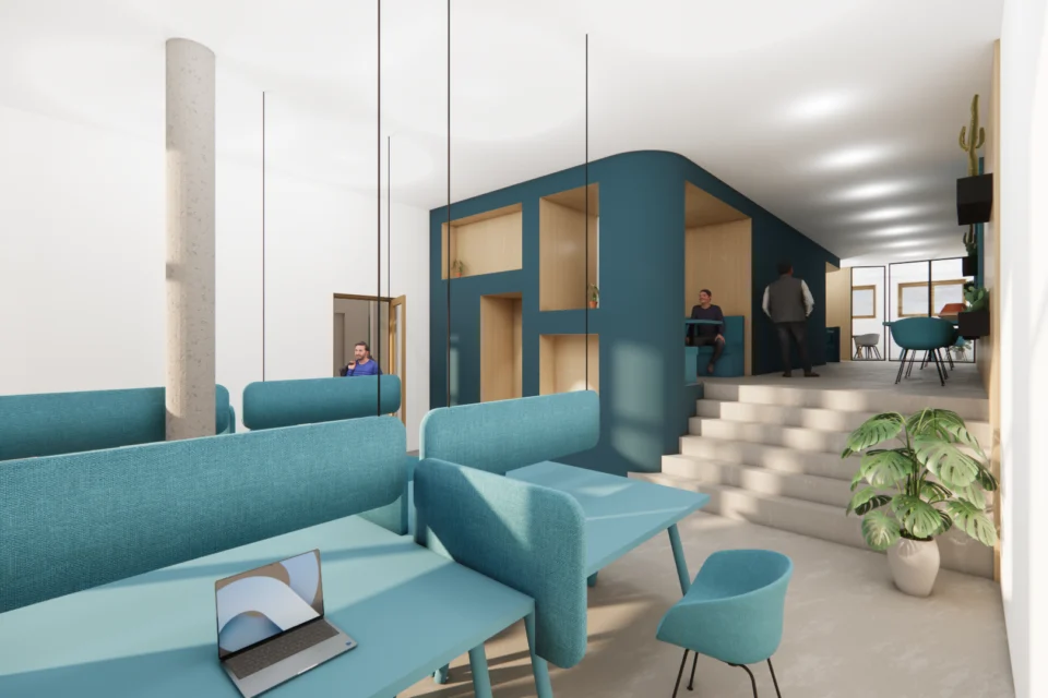 Modern interieurontwerp voor ingenieursbureau in Delft