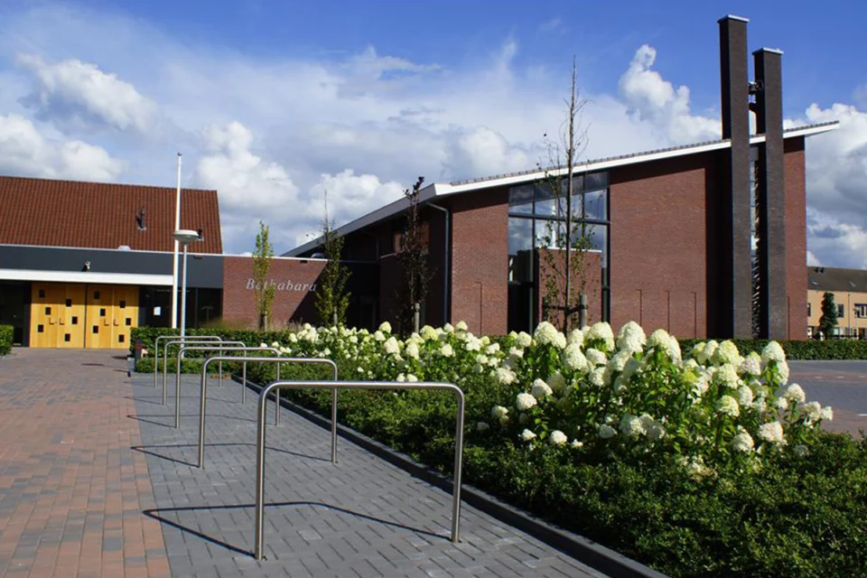 Aanzicht na verbouwen Bethabara kerk in Voorthuizen Aanzicht na verbouwen Bethabara kerk in Voorthuizen