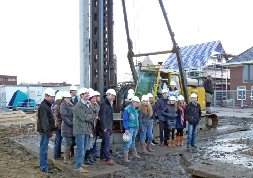 1e paal CPO project Stolwijk