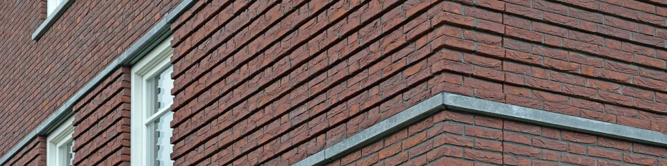 Detail metselwerk jaren 30 woning Detail metselwerk jaren 30 woning