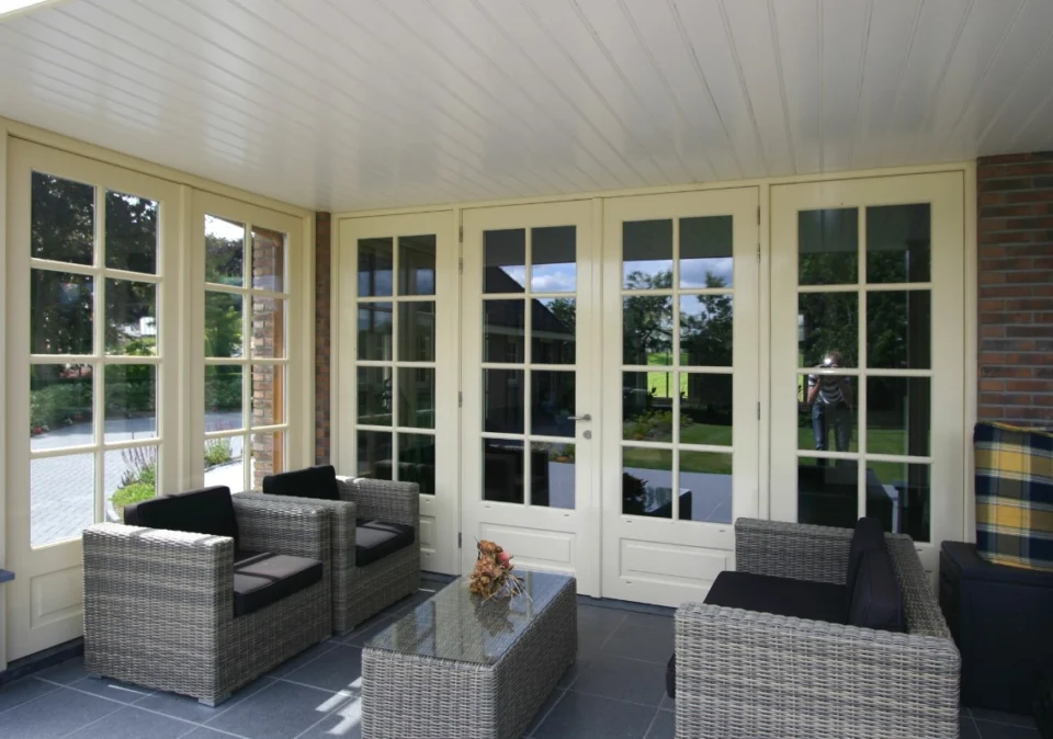 Veranda en achtergevel notariswoning