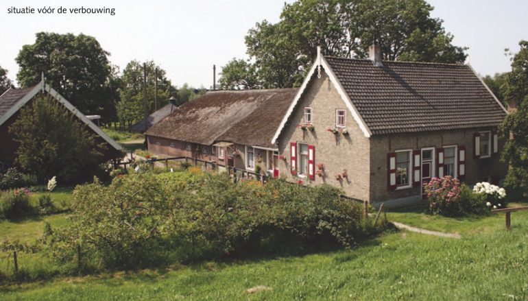 Verbouwing T-Boerderij vroeger